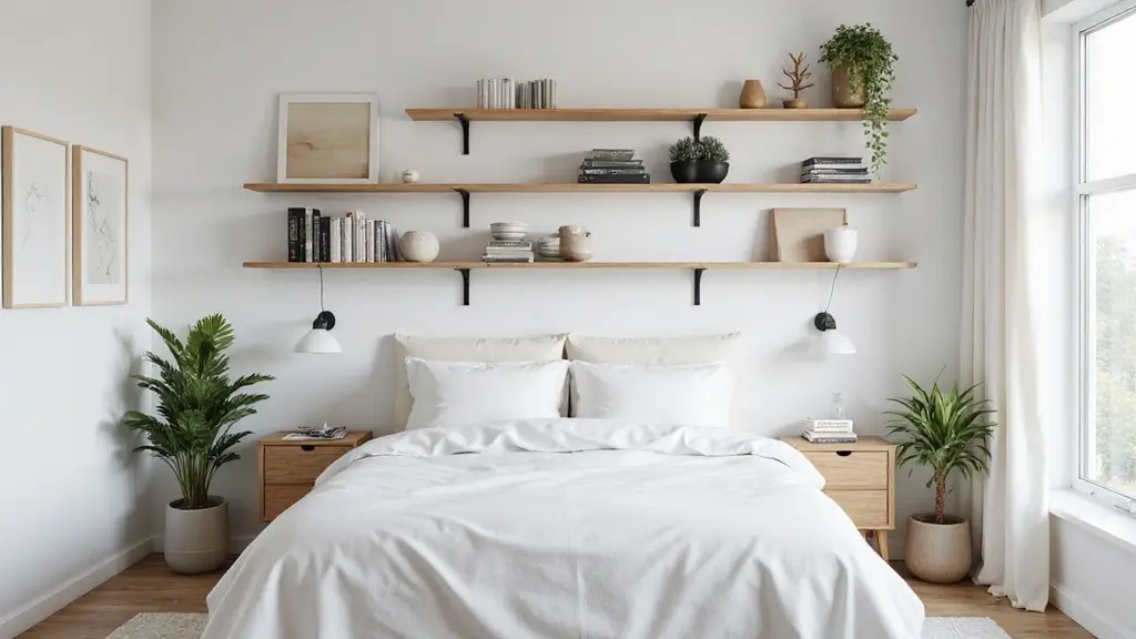 30 Wall Shelf Ideas Bedroom That Feel Modern & Practical