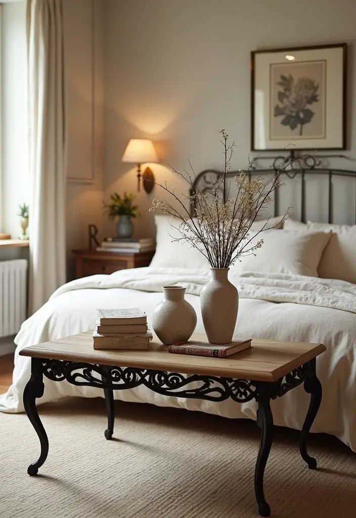 30 Wrought Iron Bedroom Ideas That Feel Vintage Strong 23. Wrought Iron Coffee Tables