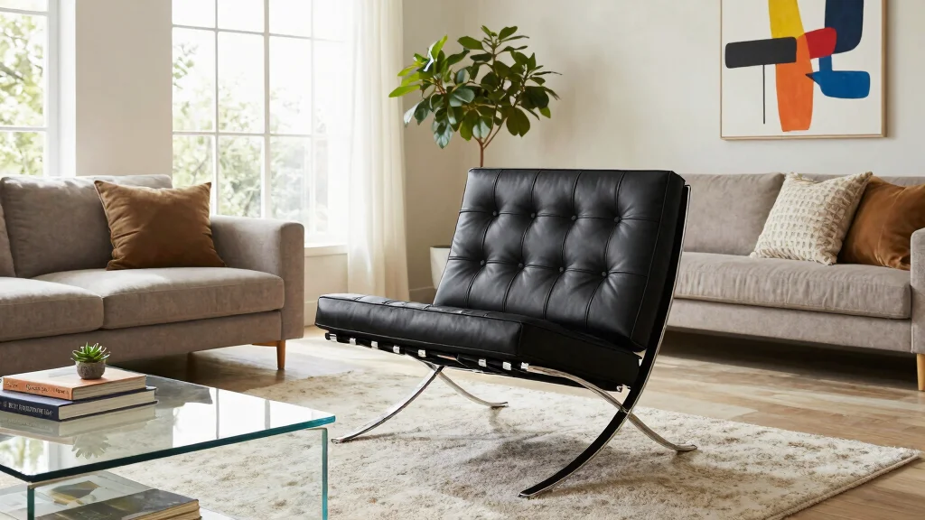 15 Barcelona Chair Living Room Ideas Iconic Modern Style