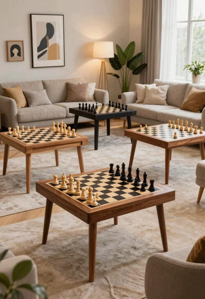 15 Chess Table in Living Room Ideas Stylish Game Corner Conclusion 0