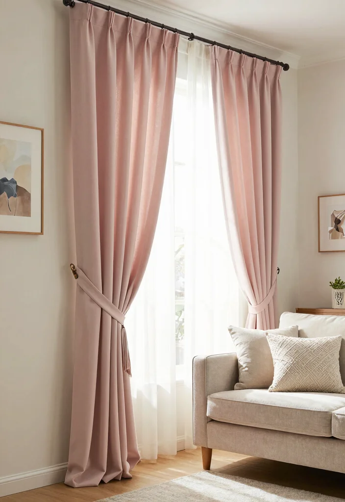 15 Curtains for Small Windows Living Room Ideas Space Smart 11. Functional Tie Backs 0