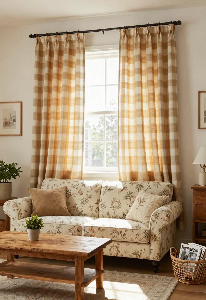 15 Curtains for Small Windows Living Room Ideas Space Smart 5. Charming Caf Curtains 0