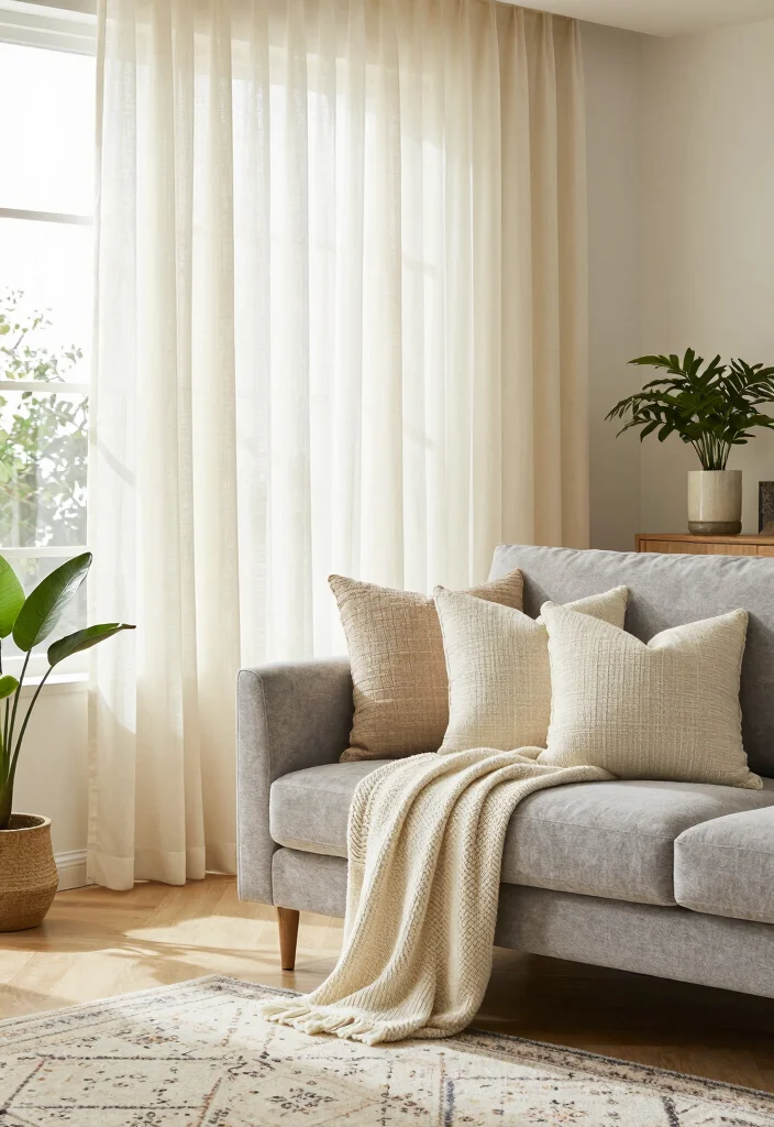 15 Ivory Curtains Living Room Ideas Soft Classic Elegance 1. Layering Textures 0