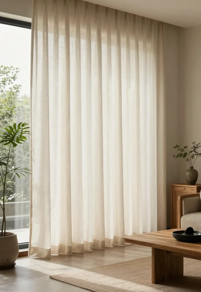 15 Ivory Curtains Living Room Ideas Soft Classic Elegance 11. Zen Inspiration 0