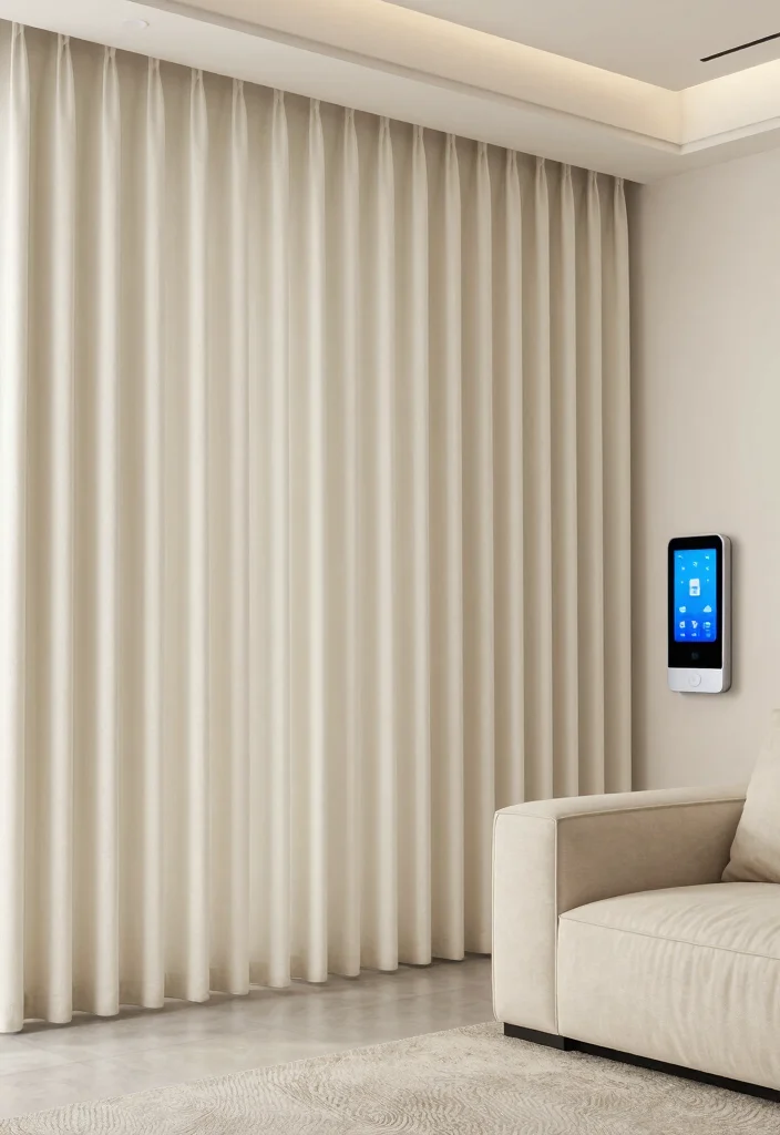 15 Ivory Curtains Living Room Ideas Soft Classic Elegance 14. Smart Home Integration 0