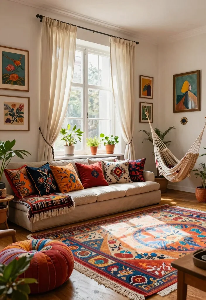 15 Ivory Curtains Living Room Ideas Soft Classic Elegance 4. Bohemian Vibes 0