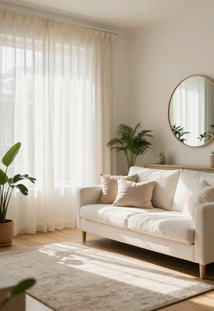 15 Ivory Curtains Living Room Ideas Soft Classic Elegance 6. Bright and Airy 0