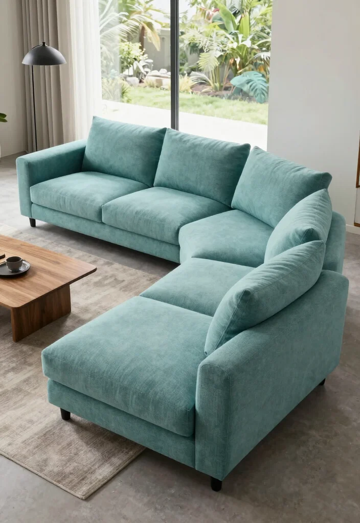 15 L Shaped Couch Living Room Small Spaces Ideas 1. Modular L Shaped Couch for Flexibility 0