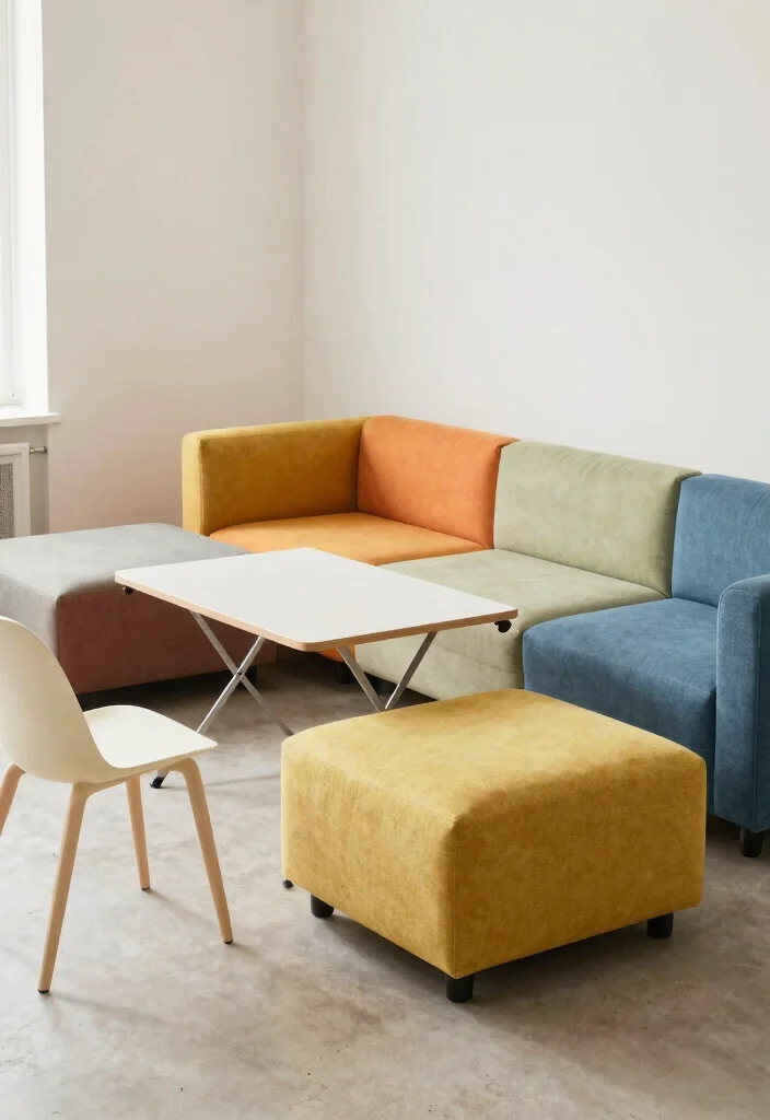 15 Living Room Sofa and Chair Layout Ideas for Balanced Flow 5. Mobile Furniture Arrangements 0