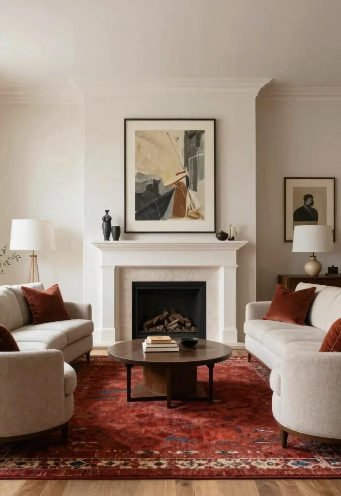 15 Living Room Sofa and Chair Layout Ideas for Balanced Flow 7. Create a Focal Point 0