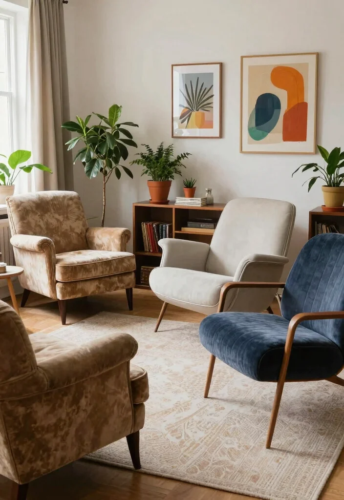 15 Living Room With Chairs Ideas Balanced Cozy Layouts 14. Mixing Different Chair Styles 0