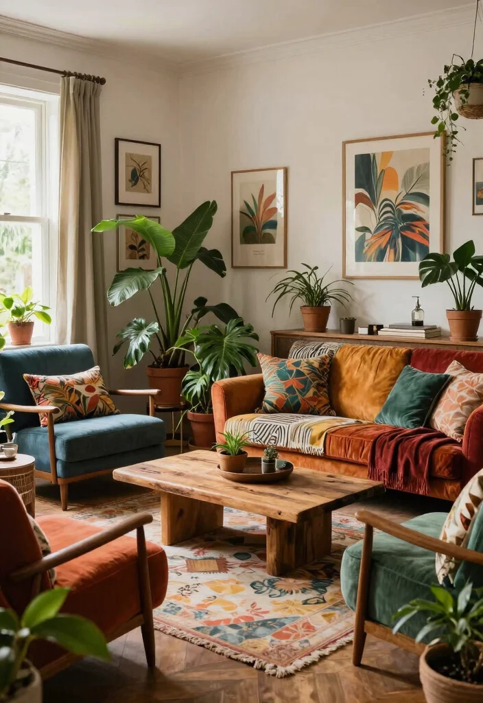 15 Living Room With Chairs Ideas Balanced Cozy Layouts 7. Bohemian Chair Arrangements 0