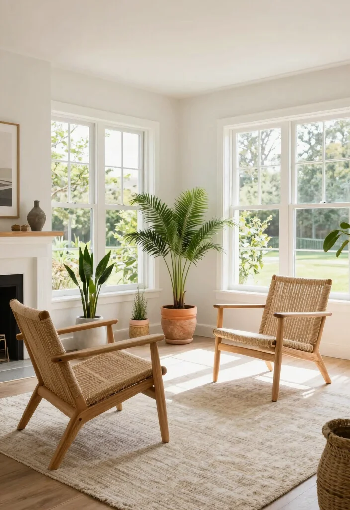 15 Living Room With Chairs Ideas Balanced Cozy Layouts 8. Outdoor Indoor Chair Blends 0