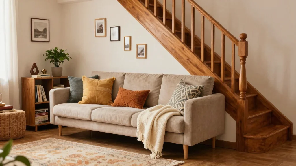 15 Sofa Under Stairs Living Room Ideas Clever Space Use