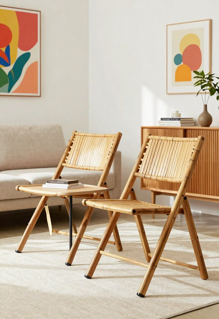 16 Chair for Living Room Ideas Comfortable Stylish and Versatile 12. Folding Chairs for Space Saving Solutions 0