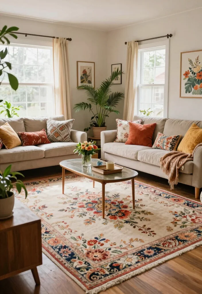 16 Floral Rug Living Room Ideas Soft Patterned Charm Conclusion 0