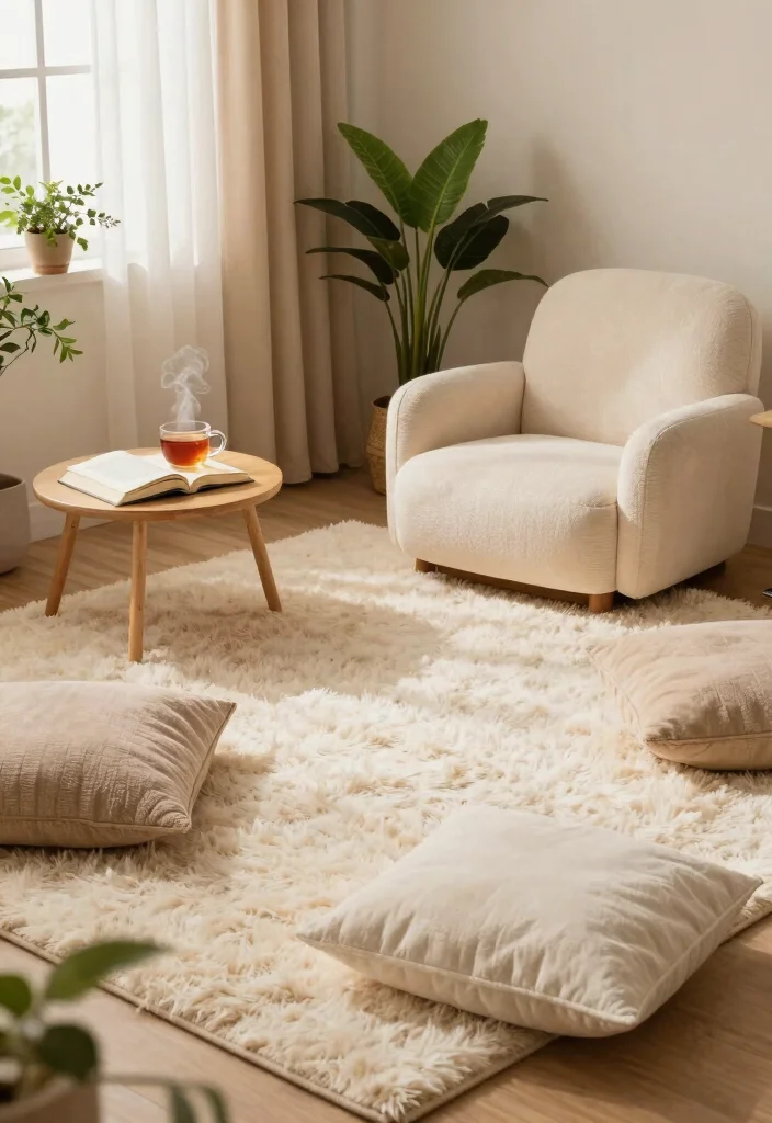 16 Fluffy Rugs in Living Room Ideas Cozy Underfoot Style 16. Cozy Corners 0
