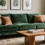 16 Green Velvet Sofa Living Room Ideas Luxe Earthy Style