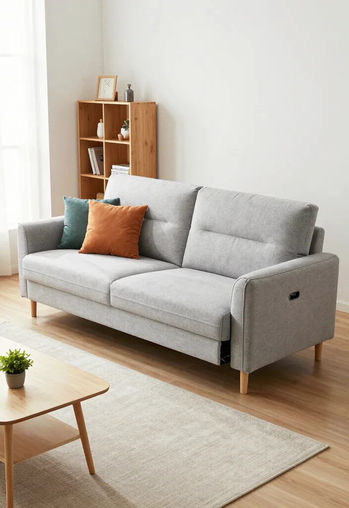 16 One Sofa Living Room Ideas Minimal and Functional 1. The Multifunctional Sofa 0