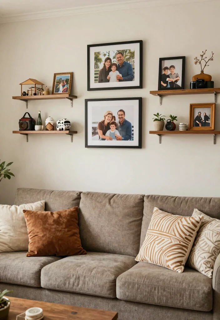 16 One Sofa Living Room Ideas Minimal and Functional 15. Personal Touches with Decor 0