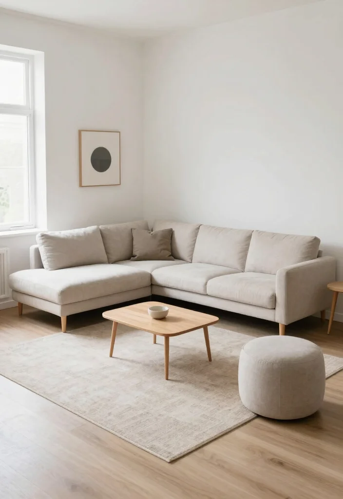 16 One Sofa Living Room Ideas Minimal and Functional 7. Creative Furniture Arrangement 0