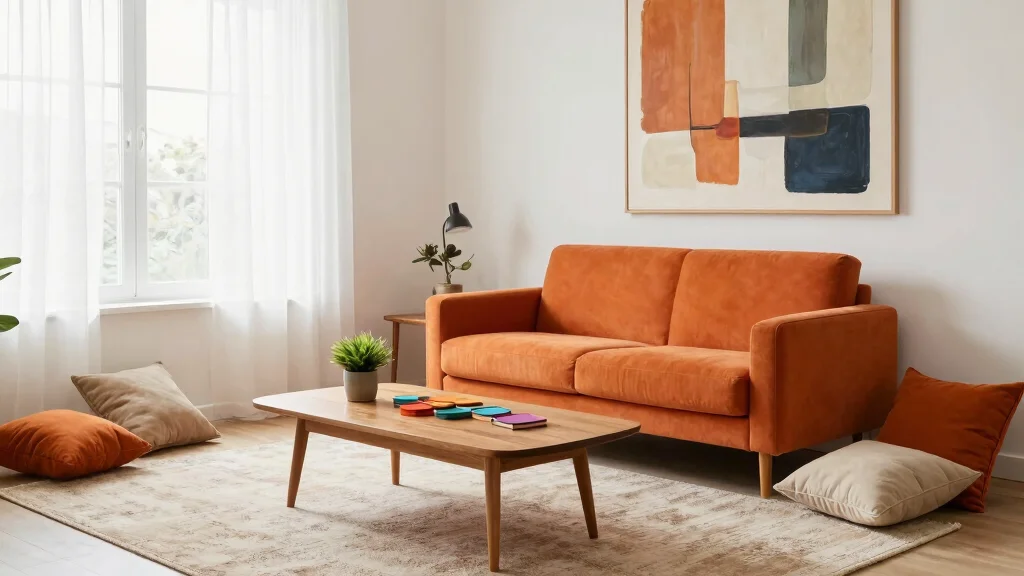 16 Orange Chair Living Room Ideas: Bold Warm Accents