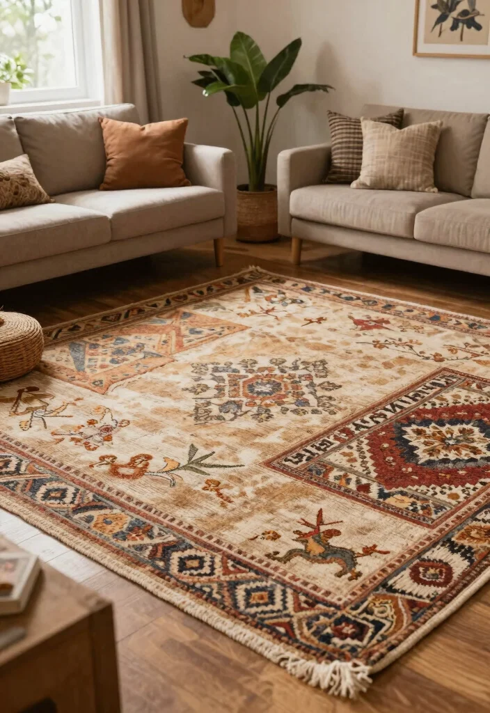 16 Rustic Rugs Living Room Ideas for Natural Cozy Texture Conclusion 0