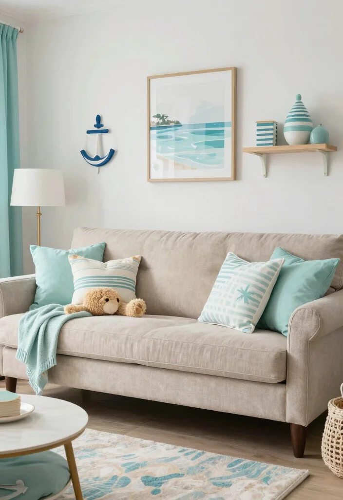 16 Teddy Sofa Living Room Ideas Cozy Plush Appeal 10. Themed Decor 0