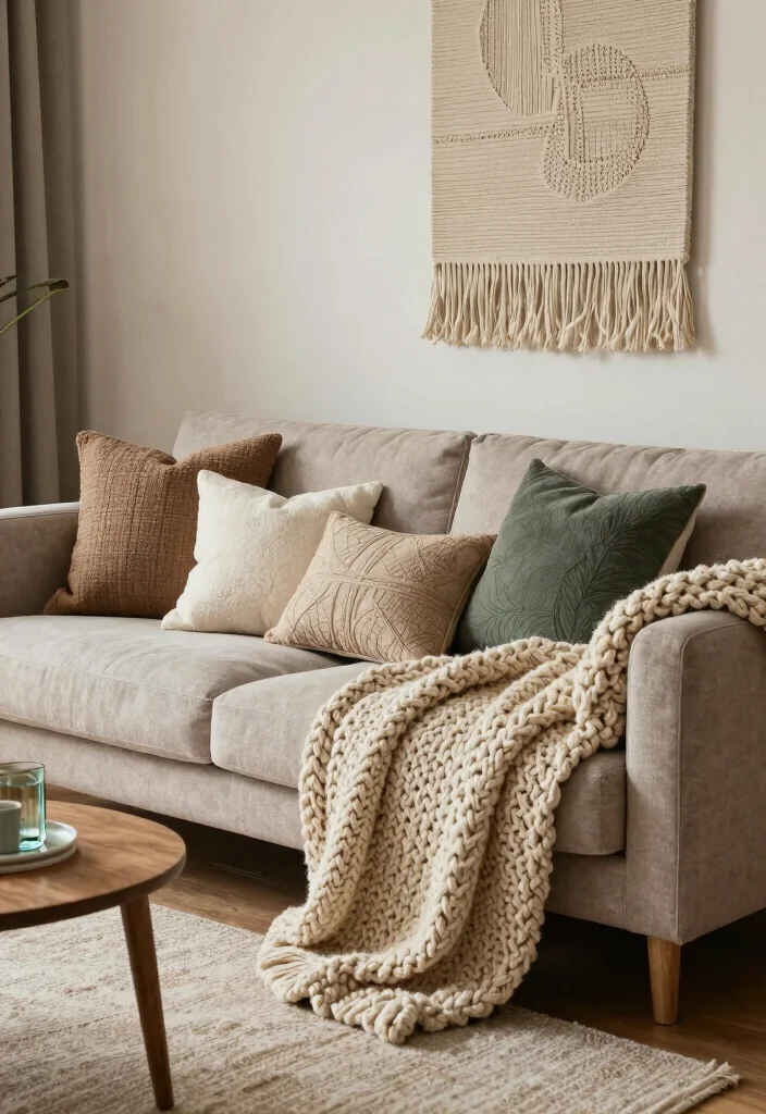 16 Teddy Sofa Living Room Ideas Cozy Plush Appeal 11. Textured Layers 0