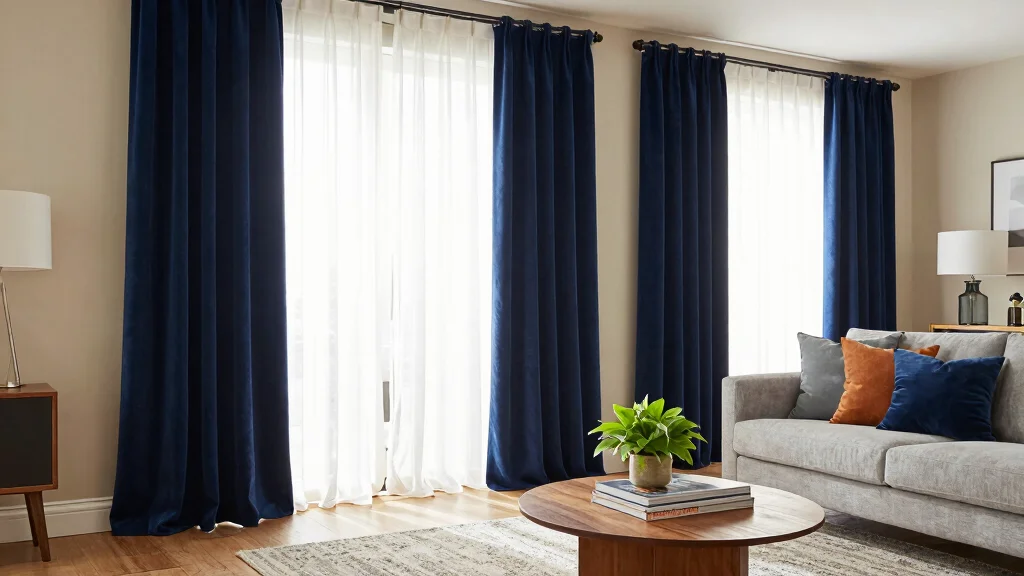 17 Double Curtains Living Room Ideas: Layered Elegant Looks