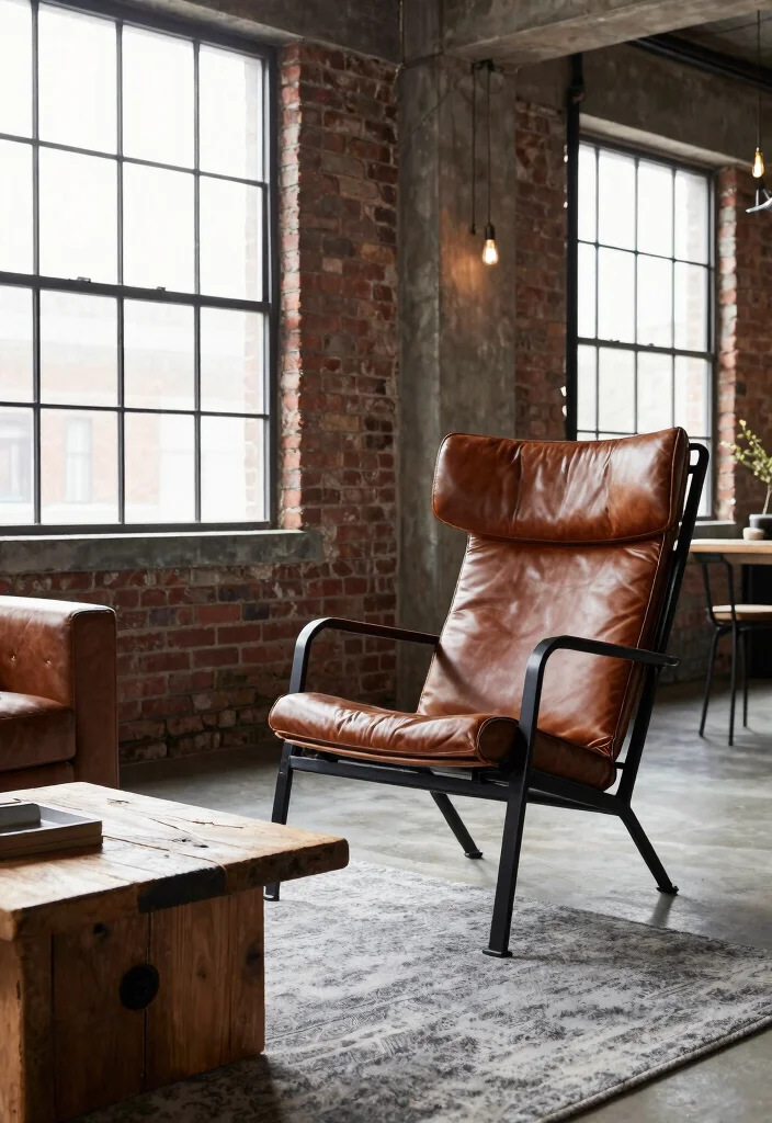 17 High Back Chairs Living Room Ideas Elegant Supportive Seating 13. Industrial Chic 0