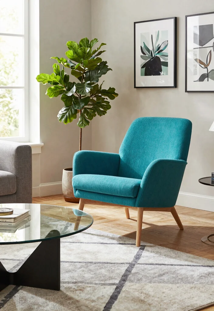 17 High Back Chairs Living Room Ideas Elegant Supportive Seating 2. Mid Century Modern Fusion 0