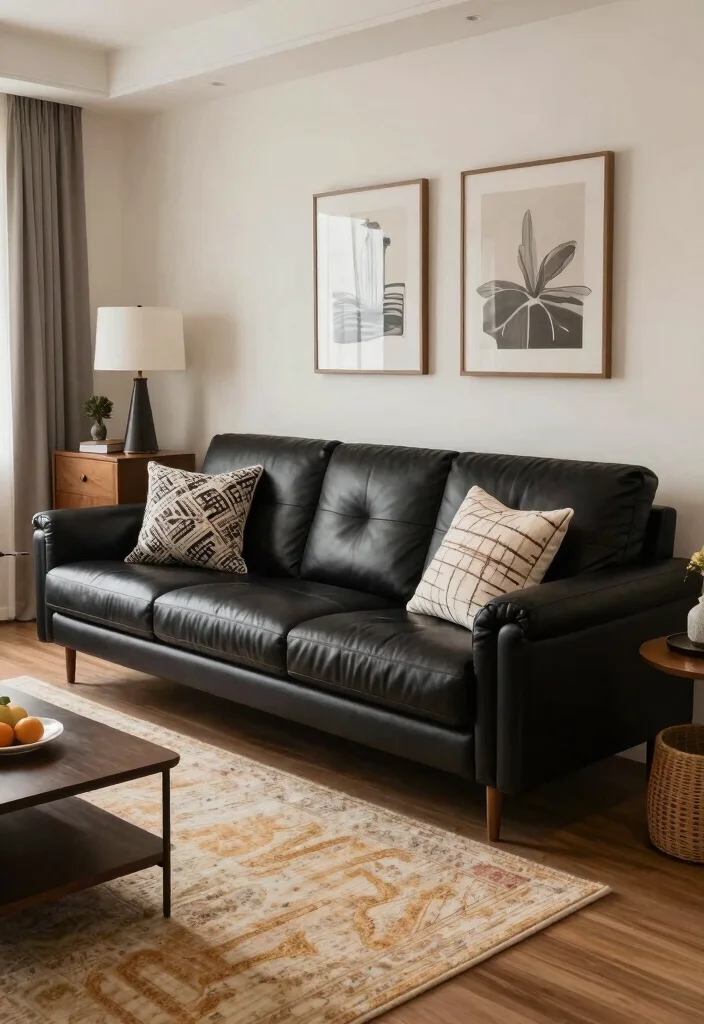 17 Living Room With Black Leather Couch Ideas Sleek Modern Looks Conclusion 0