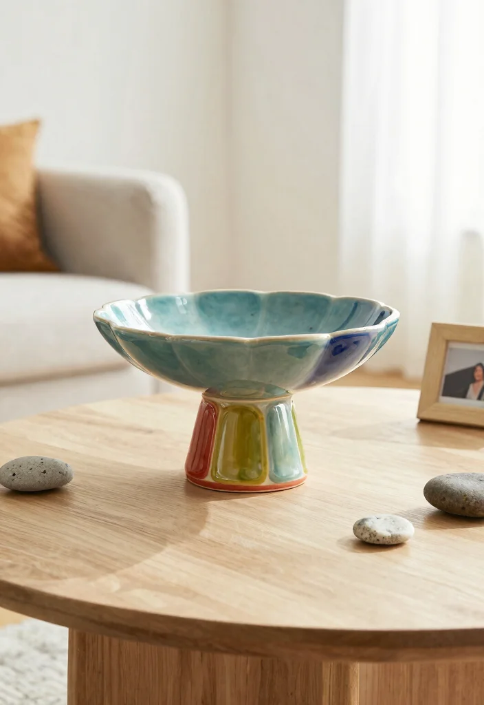 17 Middle Table Living Room Ideas Functional Centerpieces 5. Functional Art 0