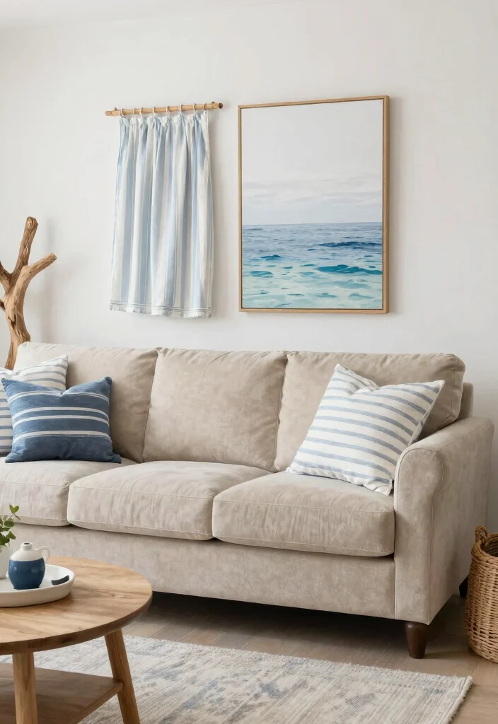 17 Petrol Sofa Living Room Ideas Deep Moody Color Inspiration 11. Coastal Cool 0