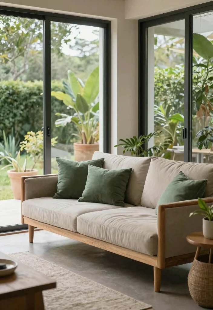 18 Corner Couch Living Room Layout Ideas Smart and Spacious 15. Indoor Outdoor Transition 0