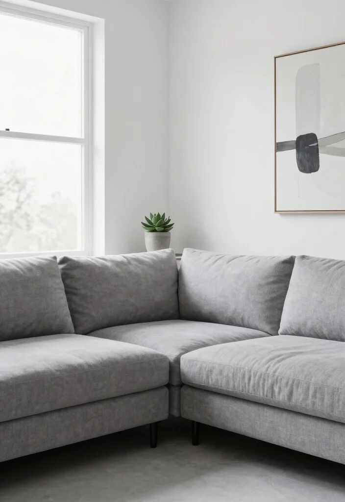 18 Corner Couch Living Room Layout Ideas Smart and Spacious 6. Minimalist Approach 0