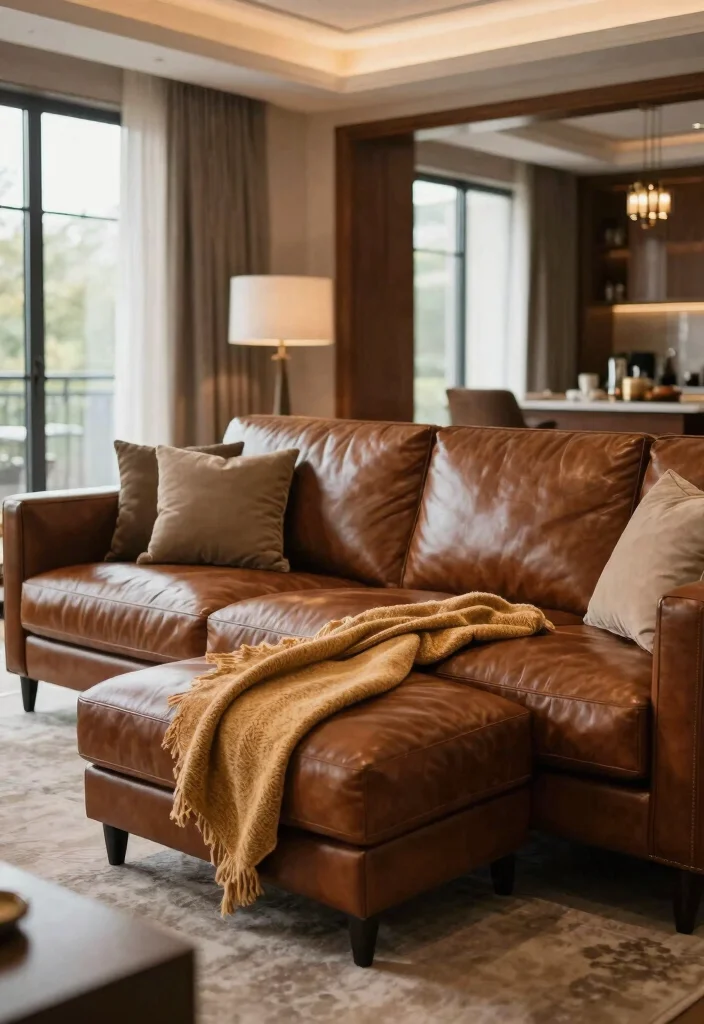 18 Corner Sofa Living Room Ideas Comfortable Social Seating 17. Luxurious Leather 0