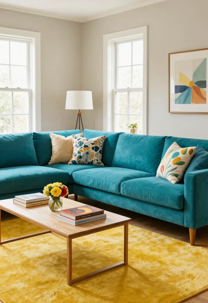18 Corner Sofa Living Room Ideas Comfortable Social Seating 2. Bold Colors Pop 0