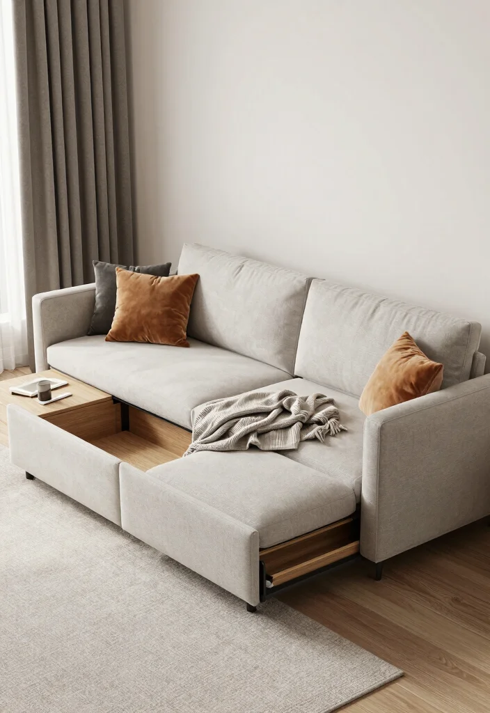 18 Corner Sofa Living Room Ideas Comfortable Social Seating 5. Multifunctional Sofa 0