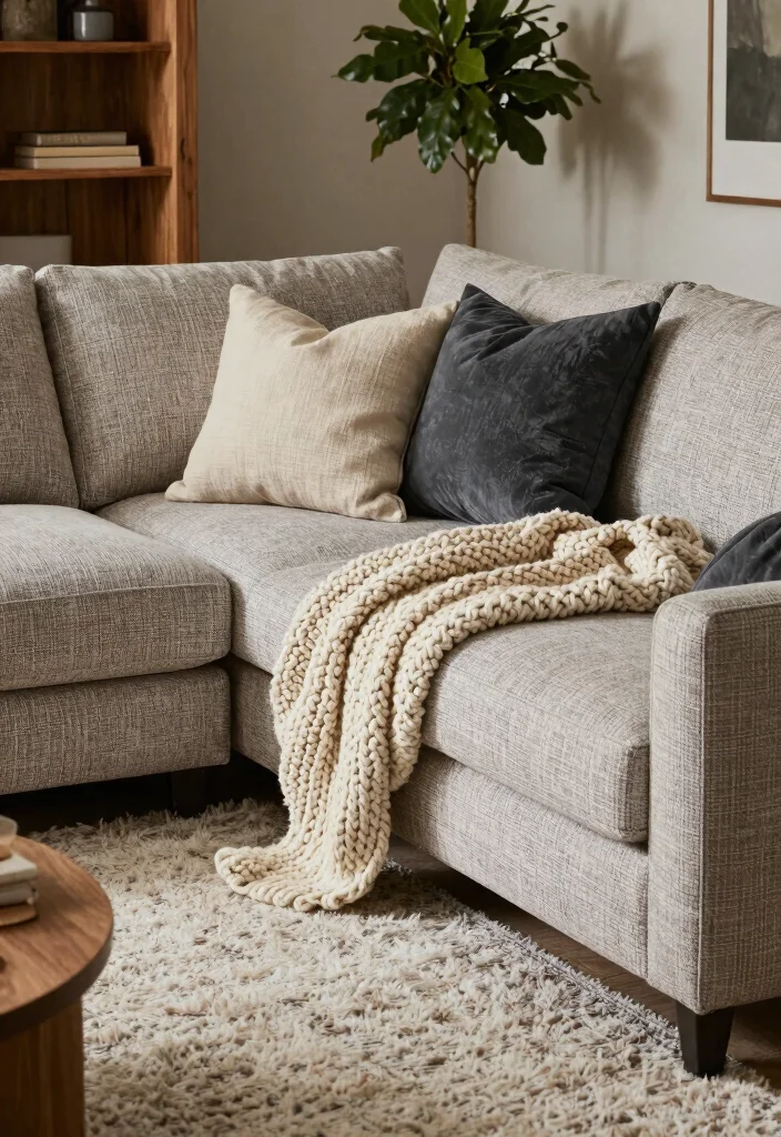 18 Corner Sofa Living Room Ideas Comfortable Social Seating 6. Textured Layers 0