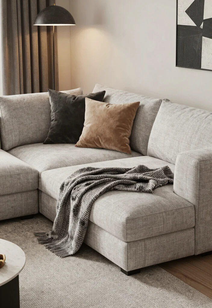 18 Corner Sofa Living Room Ideas Comfortable Social Seating 8. Chic and Customizable 0