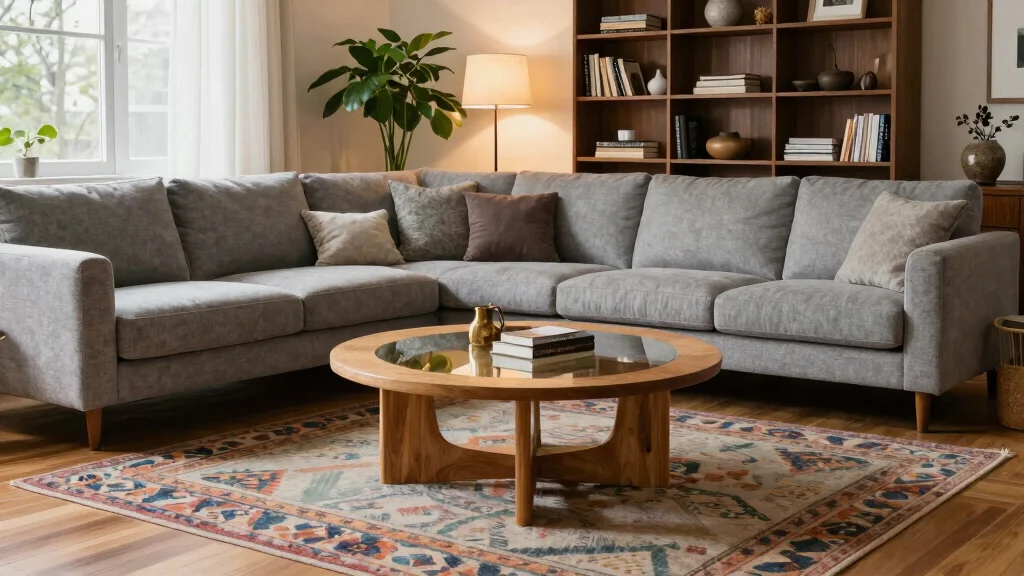 18 Living Room Round Coffee Table Ideas for a Soft Balanced Layout