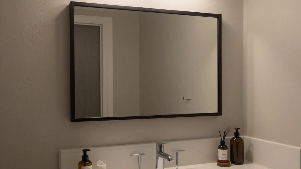 How to Frame a Bathroom Mirror for a Chic Makeover Step 7 Finishing Touches 0