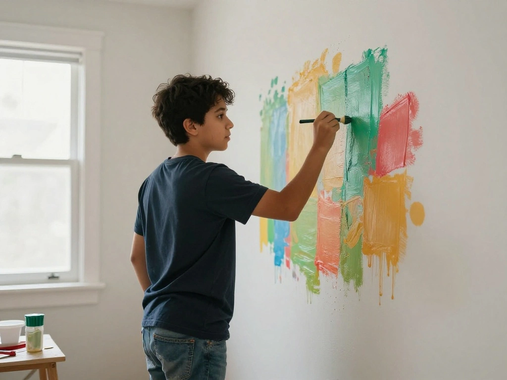How to Make Your Kids Bedroom Stylish and Playful Step 4 Paint the Walls 0