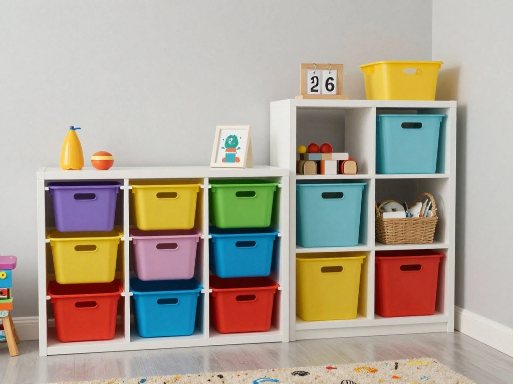 How to Make Your Kids Bedroom Stylish and Playful Step 6 Add Storage Solutions 0