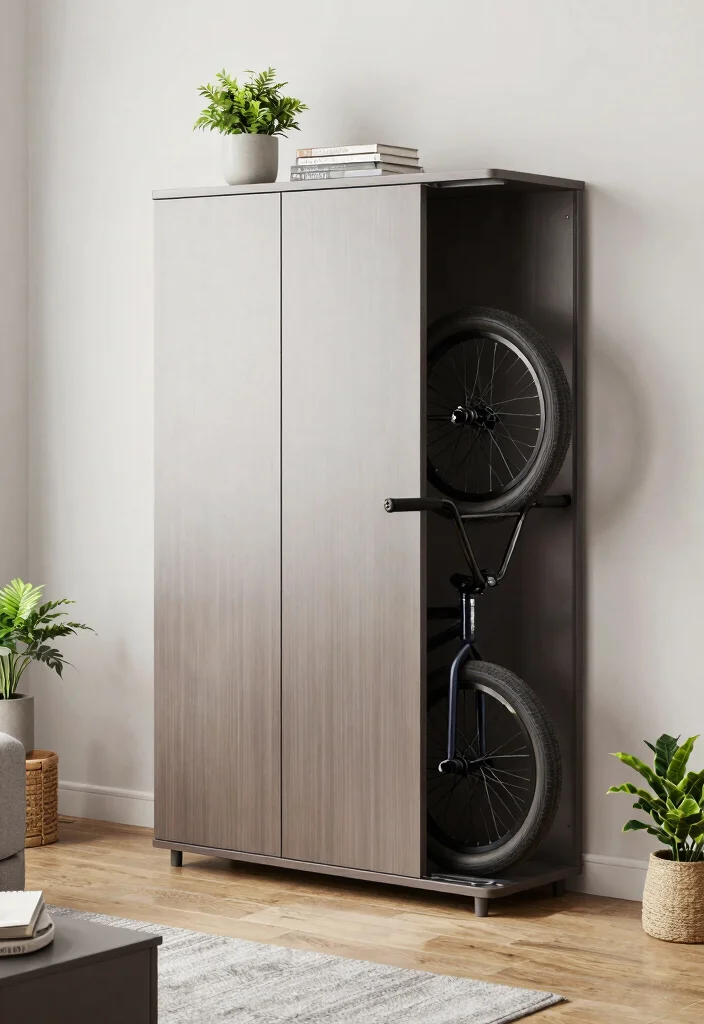 12 BMX Bike Storage Ideas for Riders With Limited Space 5. Sliding Bike Storage 0