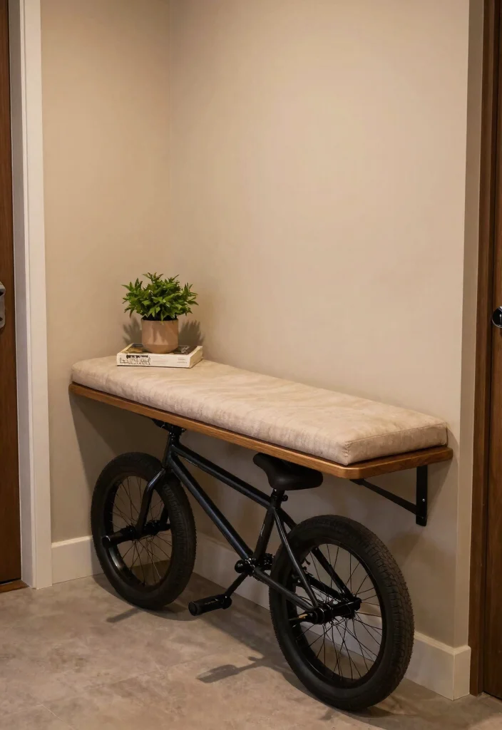 12 BMX Bike Storage Ideas for Riders With Limited Space 8. Bike Storage Benches 0
