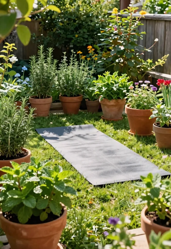 12 Backyard Yoga Space Ideas for a Private Outdoor Retreat 12. Aromatic Herb Garden 0