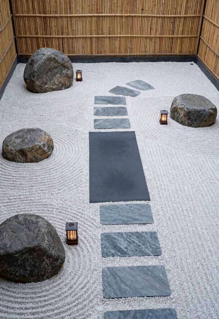 12 Backyard Yoga Space Ideas for a Private Outdoor Retreat 2. Zen Garden Serenity 0